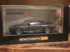 Minichamps 1/64 Aston Martin DBS 007 Grey Diecast Model🔥🔥 RARE