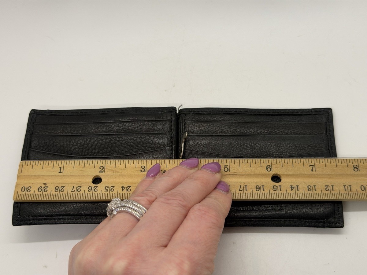 FOSSIL WESTOVER ASTUCCIO per carte a scatto pieghevole portafoglio nero FOSSIL WESTOVER ASTUCCIO per carte a scatto pieghevole portafoglio nero