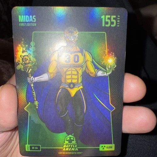 2025 Bo Jackson Battle Arena Update Midas "Stephen Curry" BattleFoil Glow #BF-64