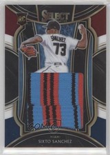 2021 Panini Select Rookie Jumbo Swatches Tri-Color Prizm 14/99 Sixto Sanchez qf8