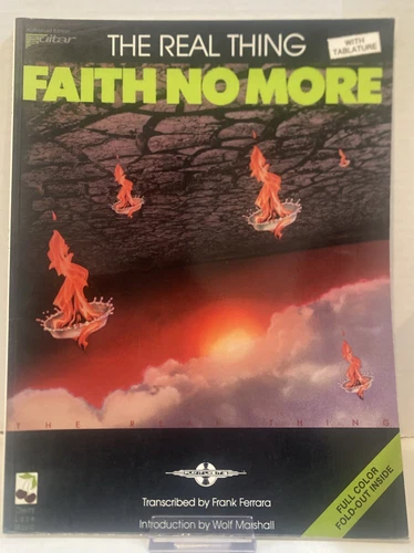 FAITH NO MORE THE REAL THING GUITAR TAB BOOK TABLATURE SONGBOOK With Poster
