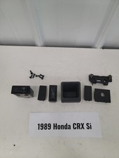 88-91 Honda Crx Dash Hole Vent Covers Set Of All 5 Black W Sunroof Defrost Oem 88-91 Honda Crx Dash Hole Vent Covers Set Of All 5 Black W Sunroof Defrost Oem