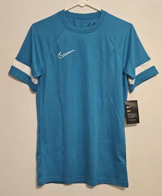 Nike Mens Dri-Fit Academy Soccer Short Sleeve T-Shirt Turquoise XXL