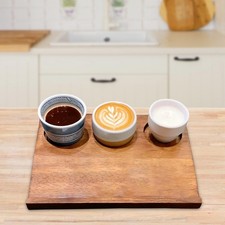 Plateau de service en bois Assiette de dessert de dessert pour le mariage de
