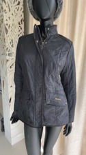 Barbour Cavalry Polarfleece Jacket Black size 12 Excellent Condition