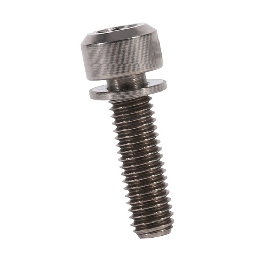 6pcs Titanium Alloy M5 x 18mm Bolts Screw With Washers Set For   Stem - Picture 9 of 15
