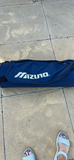 Mizuno Golf Travel Bag Blue/Black Polyester Zip, Shoulder Strap, 2-Way Dividers