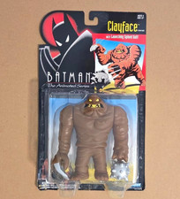 1993 Batman The Animated Series CLAYFACE Figure w Launching Spiked Ball KENNER