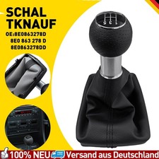 Schaltknauf Schalthebel Knauf 5 Gang für Audi A4 8E2 B6 8EC B7 8E5 8ED Cabriolet