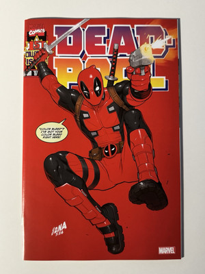 Deadpool # 1 - Trade Dress Facsimile Variant - David Nakayama - LTD 3000 Ex.