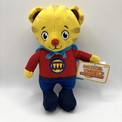 PBS Daniel Tigers Neighborhood Plushie Fred Rogers JAKKS 8'' W/Cape & Tags NEW
