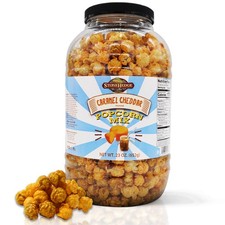 Caramel Cheddar Popcorn Mix  23 oz Large Tub  Bulk Gourmet Carmel and Chees...