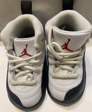 Nike Air Jordan 12 Retro Royalty/Taxi White Toddler Size 5C