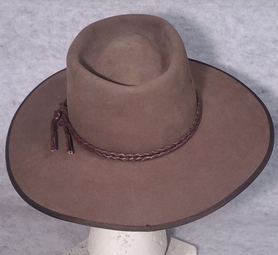 AKUBRA IMPERIAL AUSTRALIAN HAT DROVER PURE FUR FELT 57cm 7 1/8