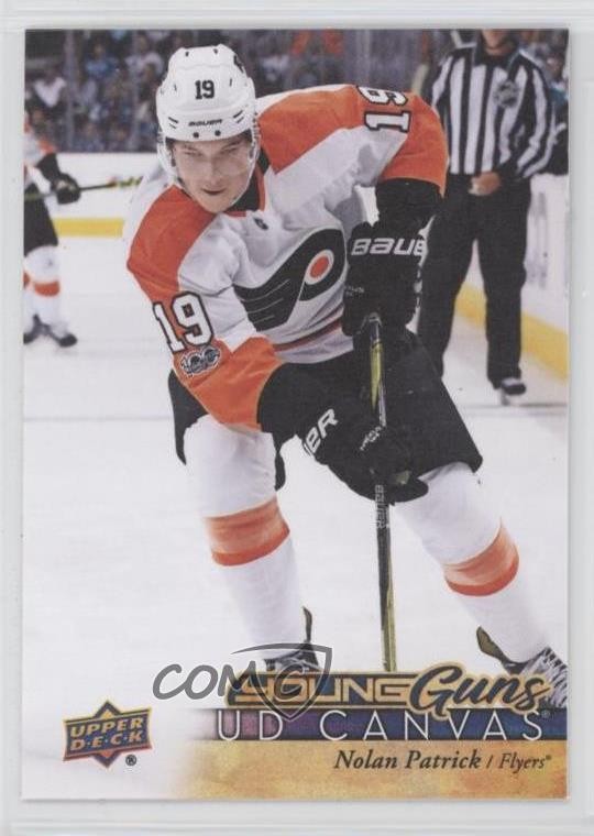 2017-18 Upper Deck UD Canvas Young Guns Nolan Patrick #C91 lb9