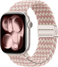 Braided Stretchy Magnetic Band Compatible with Apple Watch Bands Women Men
