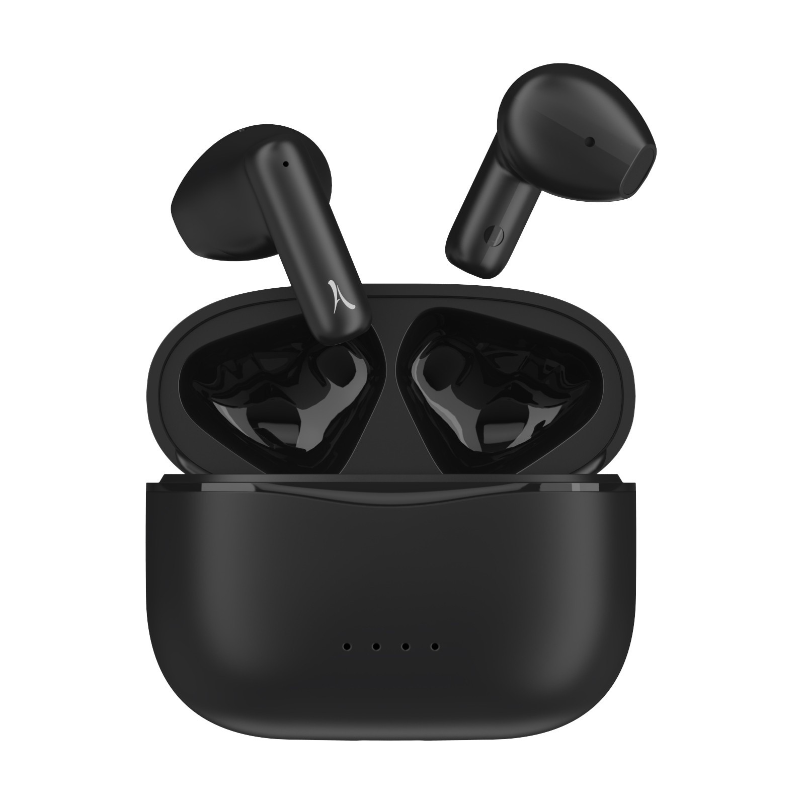 Écouteurs sans fil Akashi noir pour appels et musique en trajet