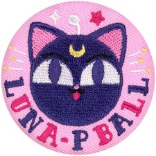 Pretty Guardian Sailor Moon Badge Luna P Ball Embroidered Collectible