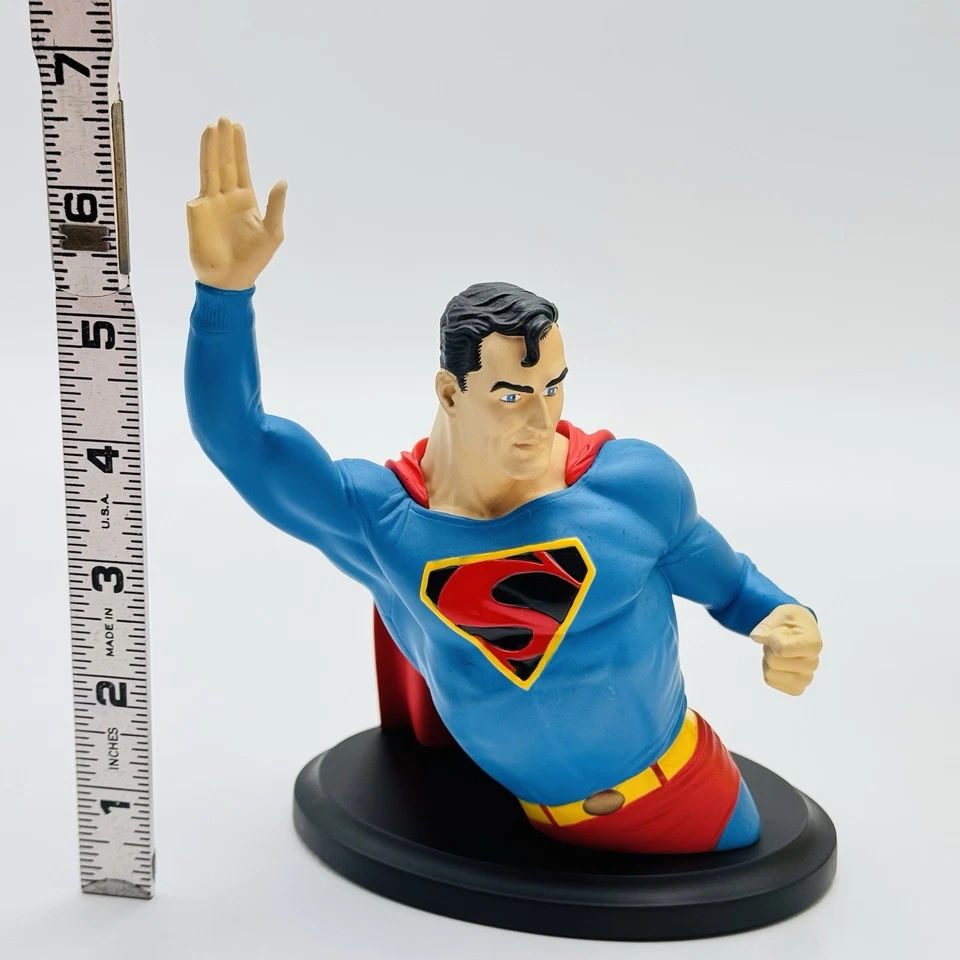 "Estatuilla clásica DC Direct Superman mini busto 6,5"" de alto EN CAJA edición limitada LEER Foto 2 de 4