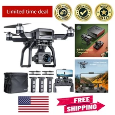 4K UHD Camera Drone with 3-Axis Gimbal & 75 Mins Flight Time - FAA Certified