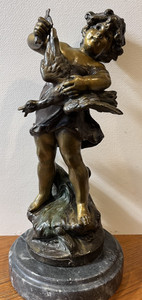 Auguste Moreau Bronze art sculpture