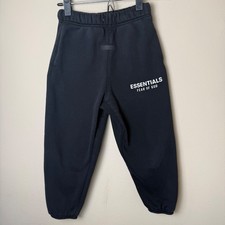 Fear of God Essentials Sweatpants Kids Boys 8 Black Pants Streetwear Sportswear