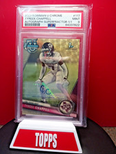 Marketplace image: 2023 Topps Bowman U Chrome🔥1st🔥Tyreek Chappell🔥Superfractor🔥auto🔥1/1🔥PSA