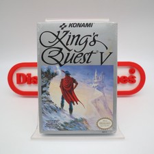 NES Nintendo Game KING'S QUEST V 5 - NEW & Factory Sealed with Authentic H-Seam!