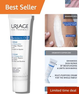 Dermatologist-Recommended Bariéderm-CICA Cream - 1.35 Fl Oz for Sensitive Skin