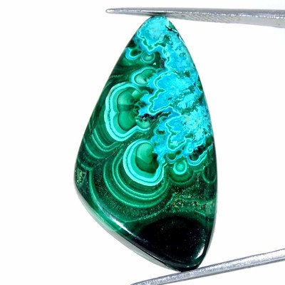 32,80 Ct Natürlicher Malachit Chrysokolla Fancy Cabochon Losem Edelstein
