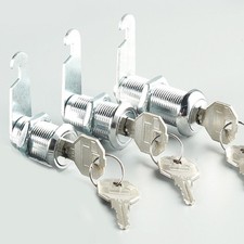 16/20/25/30mm Security Lock Locker Cabinet Locks 2 Key Post Mailbo Security uk