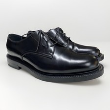 Gucci Black Leather Lace Up Shoes 794178 (Size 10 US)