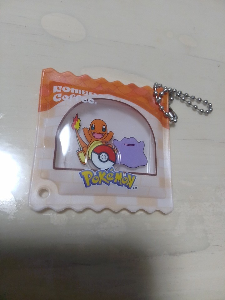 Komeda Coffee × Pokémon 2nd Colabo key chain  Japan Limited Rare Charmander