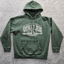 Morgan Wallen Hoodie Large Pullover Sweatshirt One Night at a Time Plane Stain