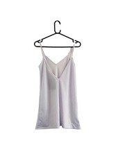 pretty little thing womens cami dress white strappy detail backless size 6