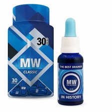 MW KIT QUEMADOR DE GRASA PASTILLAS Y ESCURRIDOR DESINTOXICACIÓN SUPLEMENTO PÉRDIDA DE PESO Fórmula Alemana