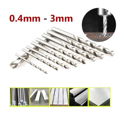 HSS-Co Bohrer Spiralbohrer Metallbohrer Cobaltbohrer 0.4mm - 3mm für Edelstahl