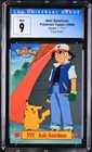 CGC 9 MINT 1999 Topps Pokemon #TV1 Ash Ketchum Pikachu Series 1 Vintage Anime