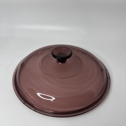 Vision Replacement Lid Cranberry 3.5L Pot Replacement Corning 8.5" diameter - Picture 1 of 9