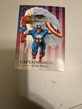 1992 Marvel Masterpieces Captain America Card Rare