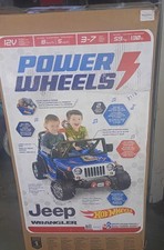 Fisher-Price Power Wheels 12V Hot Wheels Jeep Wrangler Ride-On Toy