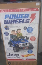Fisher-Price Power Wheels 12V Hot Wheels Jeep Wrangler Ride-On Toy