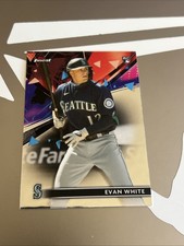 Evan White 2021 Topps Finest #99 RC Seattle Mariners Card