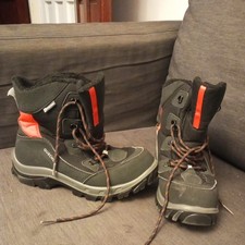 Decathlon Quechua  Shoes SH100 Warm Mid M Black Size UK 11 Walking Boots 