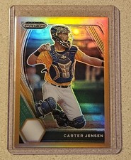 Carter Jensen 2021 Panini Prizm Draft SP Neon Orange Prizm RC #d /50 - Royals 🔥