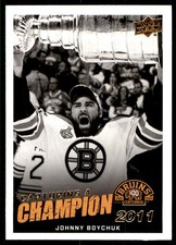 2023-24 UPPER DECK BOSTON BRUINS CENTENNIAL CAPTURING A CHAMPION JOHNNY BOYCHUK