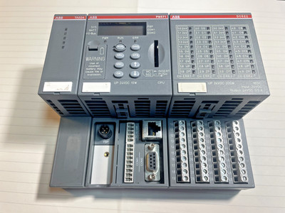ABB AC500 Serie mit PM571 CPU mit DC522Dig in/out  und TA524 gebraucht