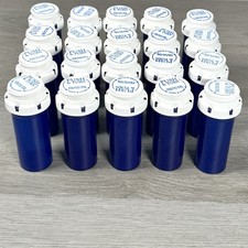Lot of 20 Empty Plastic RX Pill Prescription Medicine Bottles For Crafts Storage