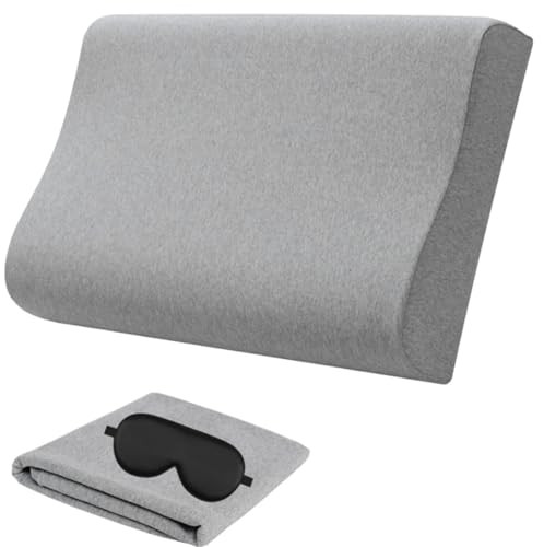 Eucoz Replacement Pillow Case,Zippered Pillow Cover for Memory Foam Neck