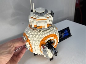LEGO Star Wars: The Last Jedi BB-8 (75187) Retired 99% Complete w/ Display Stand
